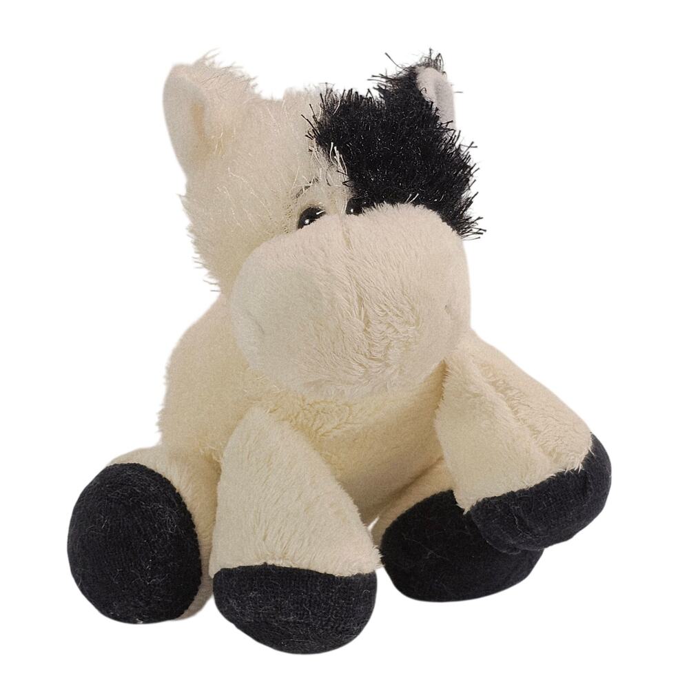 Ganz Webkinz White & Black Cow Plush Stuffed Animal 7” No Code